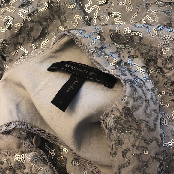 BCBGMAXAZRIA Cain Sequin Applique Dress - Picture 11 of 11